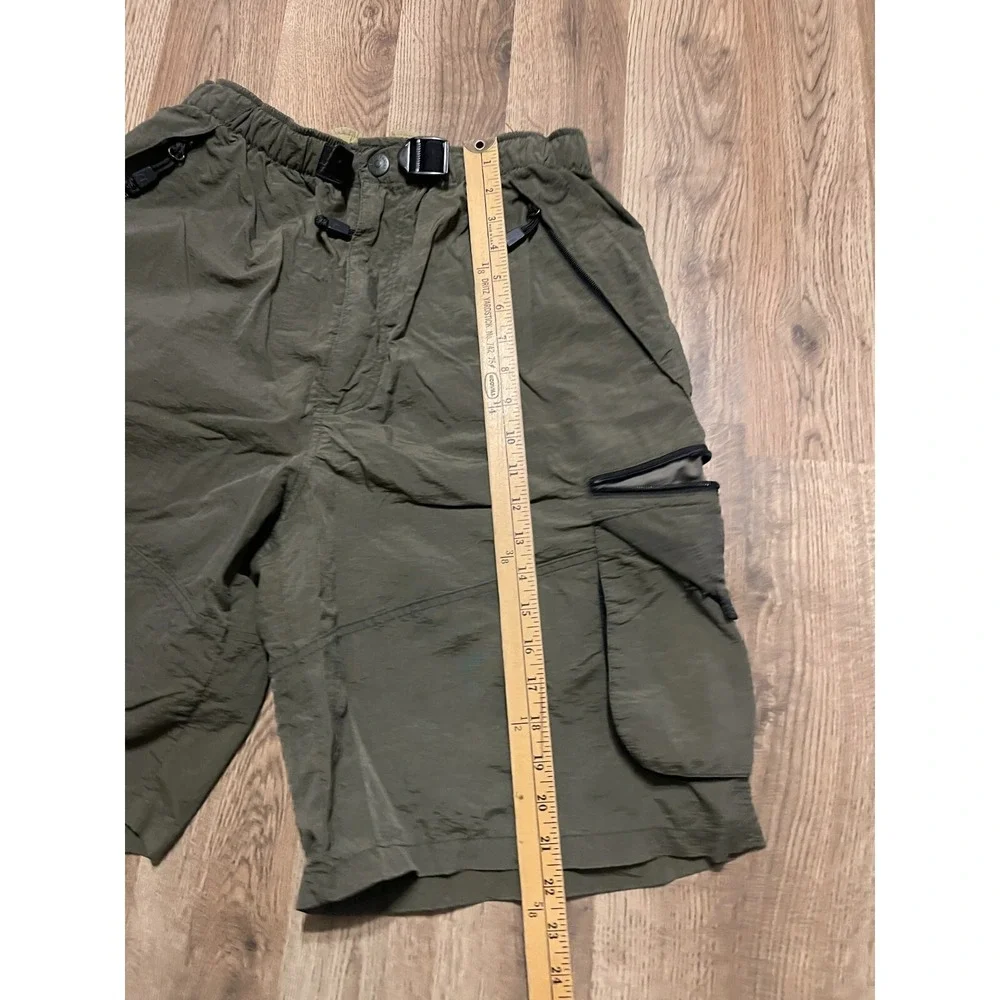 American Eagle Outfitters Shorts, Men's Medium, Green Performance Built in Belt